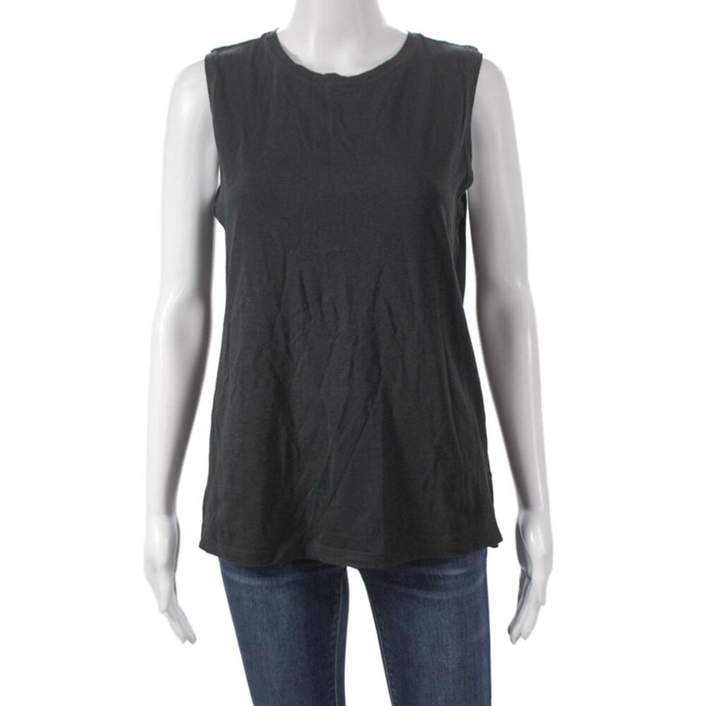 Lululemon Womens Crew Neck Sleeveless Active Tank Top Black Size 6